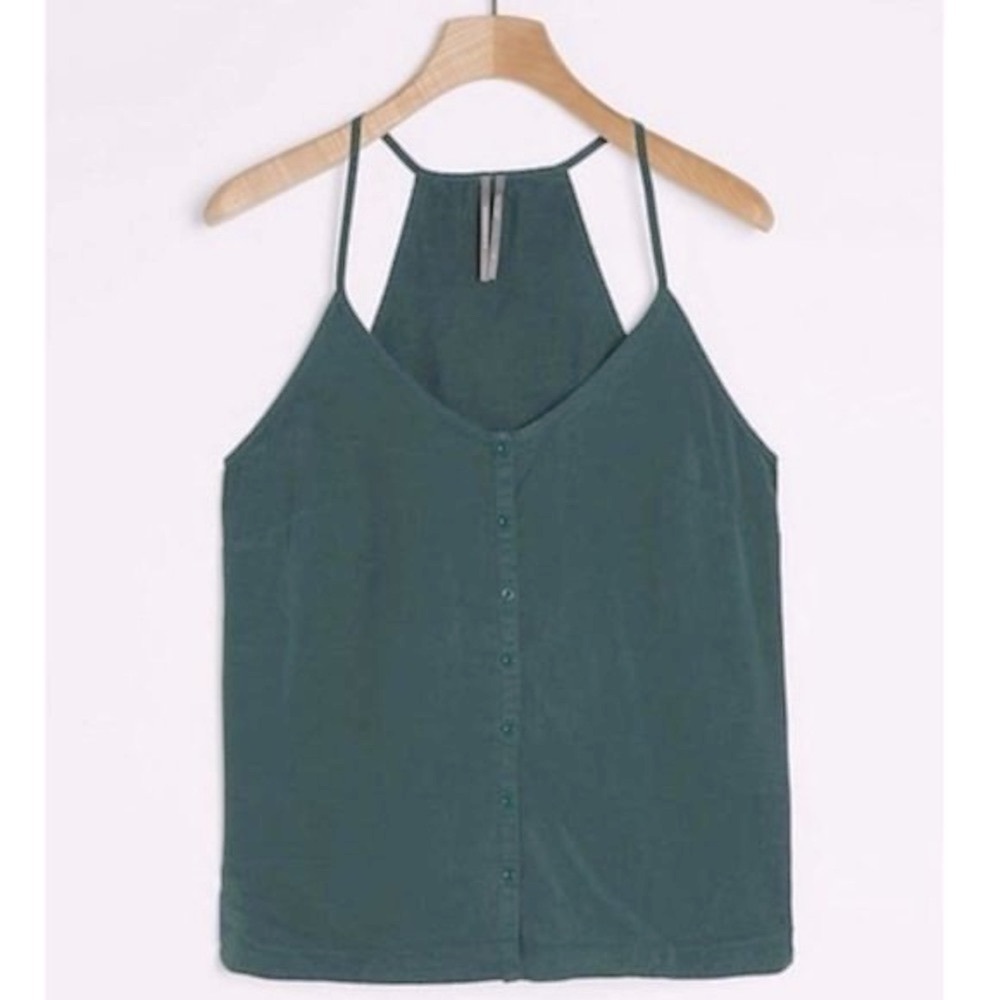 Dyed Anthropologie Button Up Tank ☀️